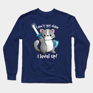Level up cat Long Sleeve T-Shirt